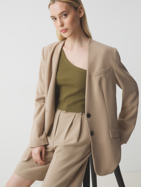 Топ CALZETTI TATIANA-2, Артикул TATIANA-2, хаки | 3848893. Ракурс 5