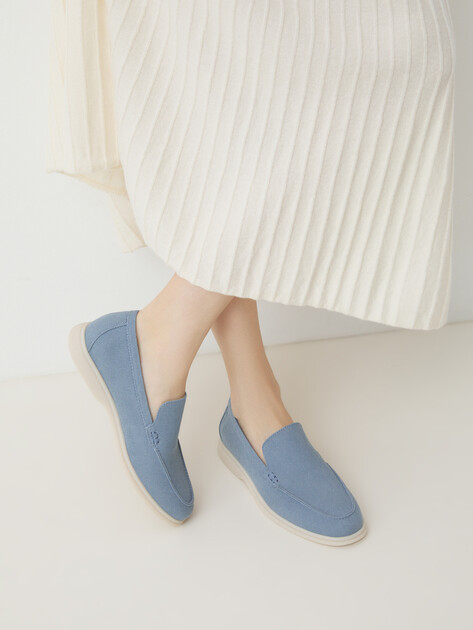 Женские лоферы TENDANCE, Артикул YS-2299A-X39, серо-голубой | 3849788. Ракурс 2