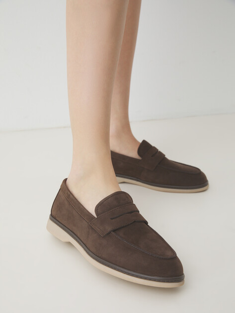 Женские лоферы TENDANCE, Артикул YS-22059A-1, темно-коричневый | 3849831. Ракурс 2