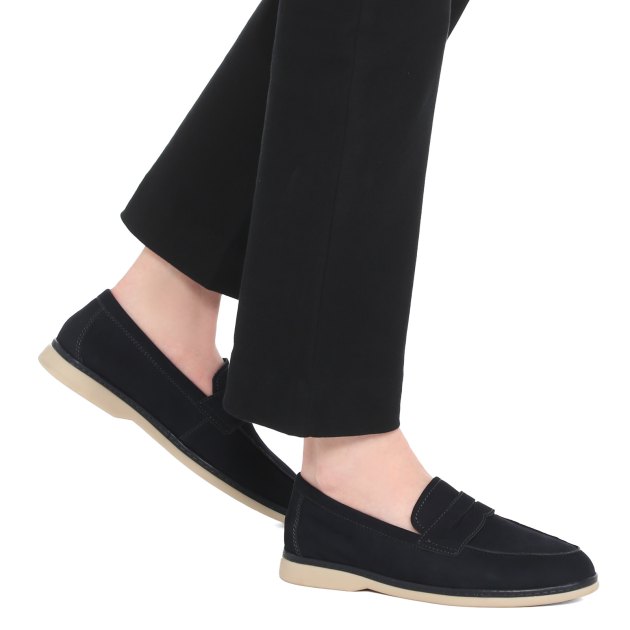 Женские лоферы TENDANCE, Артикул YS-22059A-1, темно-синий | 3849836. Ракурс 4