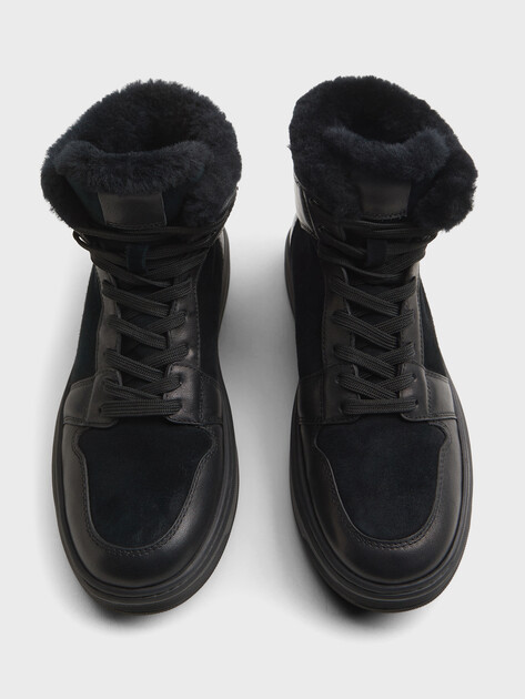Женские высокие кеды TENDANCE, Артикул HC2137-47, черный | 3850956. Ракурс 5