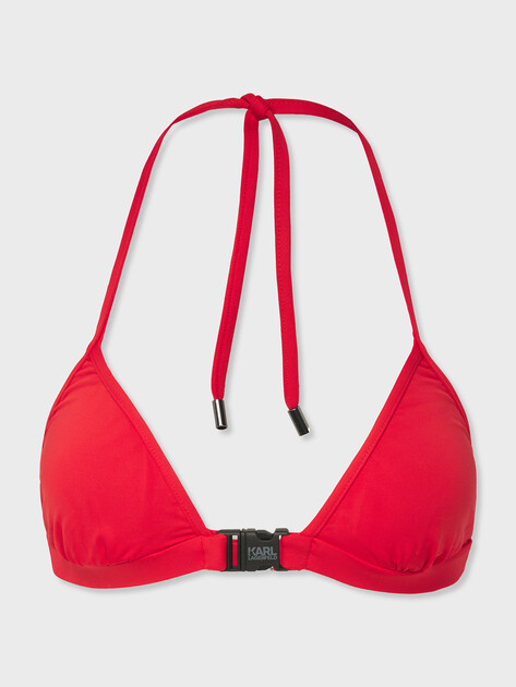 Женский лиф KARL LAGERFELD TRIANGLE BRA, Артикул KL20WTP04, красный | 3852692. Ракурс 3
