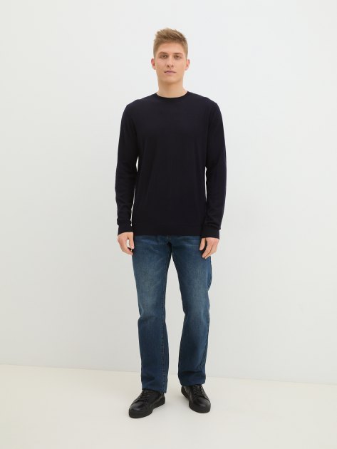 Мужской джемпер LIU∙JO, Артикул M000P202GIROBASE, темно-синий | 3854541. Ракурс 2