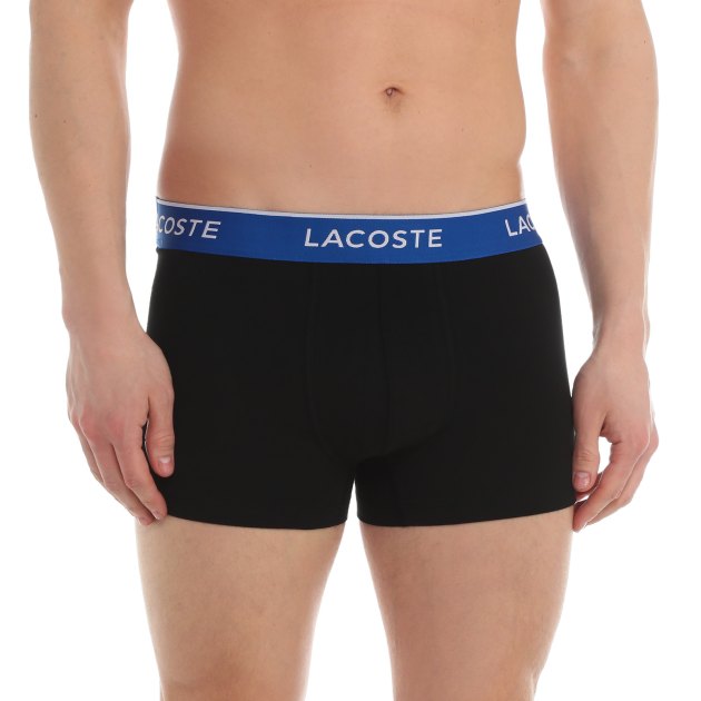 Мужские трусы 3 шт. LACOSTE 5H3401, Артикул 5H3401, черный | 3859558. Ракурс 6