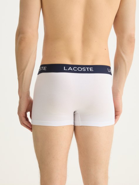 Мужские трусы 5 шт. LACOSTE, Артикул 5H5203, белый | 3859581. Ракурс 3