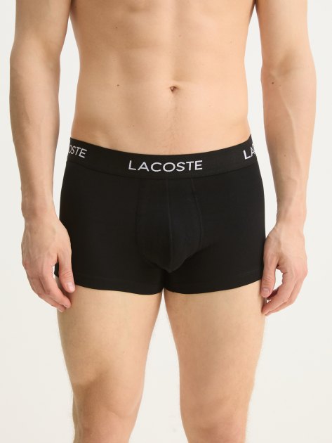 Мужские трусы 5 шт. LACOSTE, Артикул 5H5203, черный | 3859588. Ракурс 2