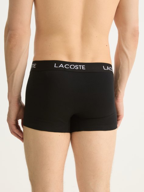 Мужские трусы 5 шт. LACOSTE, Артикул 5H5203, черный | 3859588. Ракурс 3