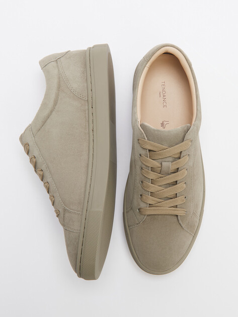 Женские кеды TENDANCE, Артикул SX8863-05, зеленовато-серый | 3860462. Ракурс 6