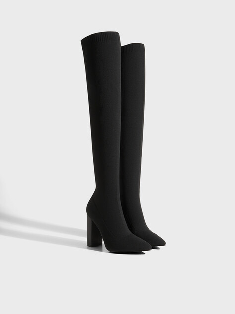 Женские ботфорты TENDANCE, Артикул RL678-1, черный | 3861459. Ракурс 3