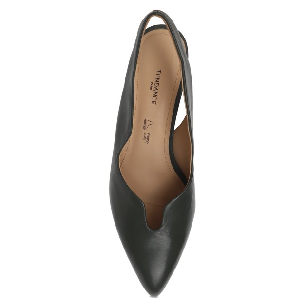 Женские туфли с открытой пяткой (слингбэк) TENDANCE, Артикул GLC3856-03, серо-зеленый | 3861678. Ракурс 2