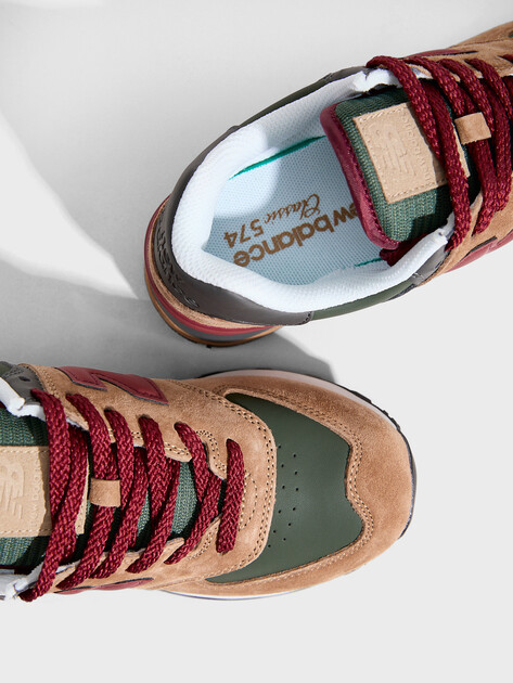 Кроссовки NEW BALANCE 574, Артикул U574, серо-бежевый | 3865125. Ракурс 3