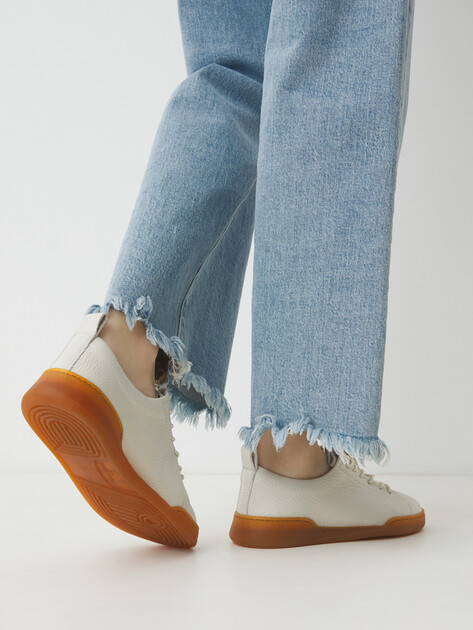 Женские кеды MAISON DAVID, Артикул TM22937-2, молочно-белый | 3872395. Ракурс 2 Женские кеды MAISON DAVID, Артикул TM22937-2, молочно-белый | 3872395. Ракурс 2