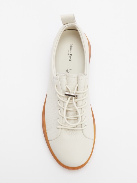 Женские кеды MAISON DAVID, Артикул TM22937-2, молочно-белый | 3872395. Ракурс 5 Женские кеды MAISON DAVID, Артикул TM22937-2, молочно-белый | 3872395. Ракурс 5