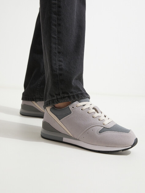 Женские кроссовки TENDANCE, Артикул DJ-CLF-001W, светло-серый | 3878729. Ракурс 2