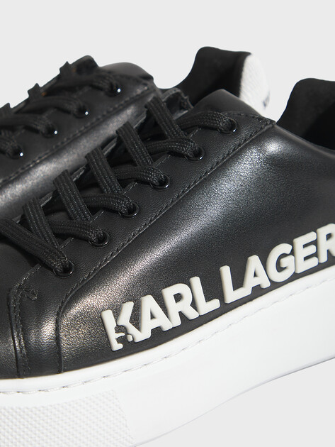 Женские кеды KARL LAGERFELD, Артикул KL62210(K), черный | 3879974. Ракурс 4