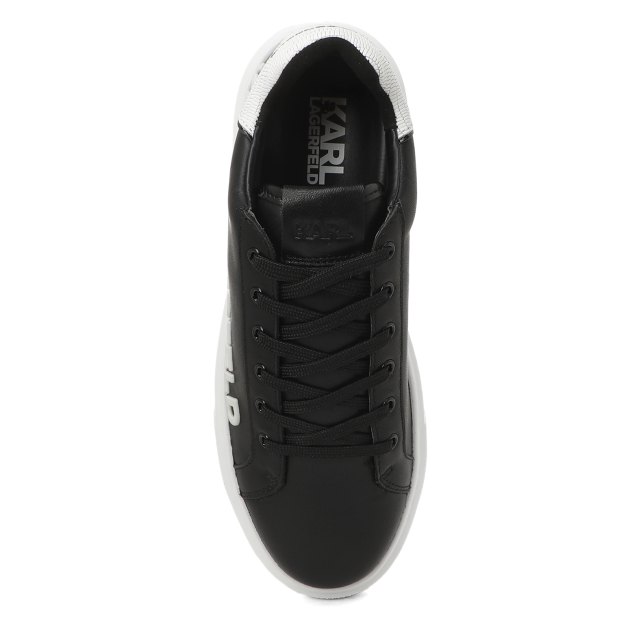 Женские кеды KARL LAGERFELD, Артикул KL62210(K), черный | 3879974. Ракурс 2