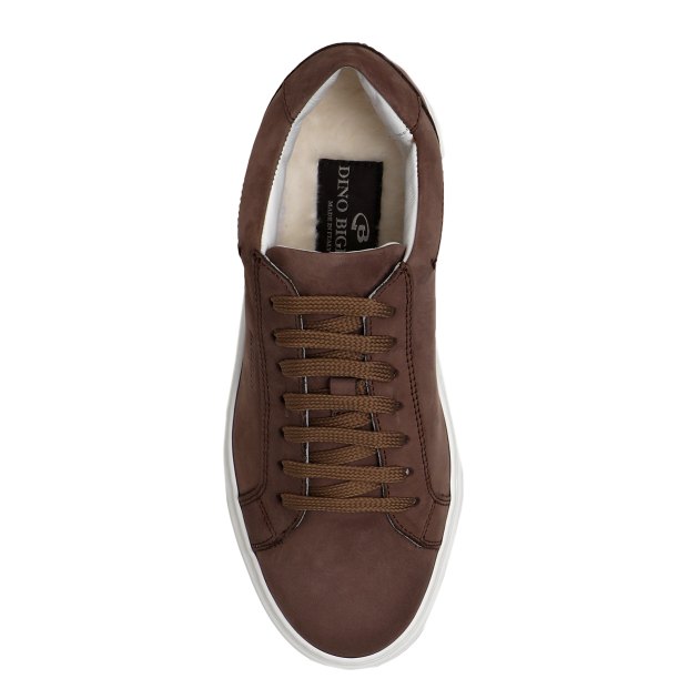 Женские кеды DINO BIGIONI, Артикул DBW3007, серо-коричневый | 3881432. Ракурс 2