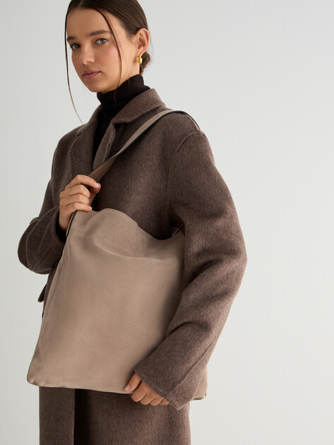 Женский шоппер TENDANCE, Артикул MRH23-079, серо-бежевый | 3882308. Ракурс 7