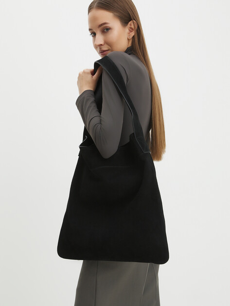 Женский шоппер TENDANCE, Артикул MRH23-079, черный | 3882309. Ракурс 2