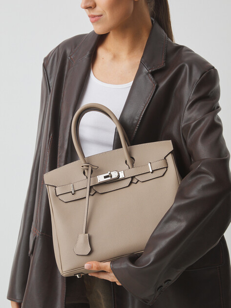 Женский тоут TENDANCE, Артикул MRH23-097M, серо-бежевый | 3882316. Ракурс 2