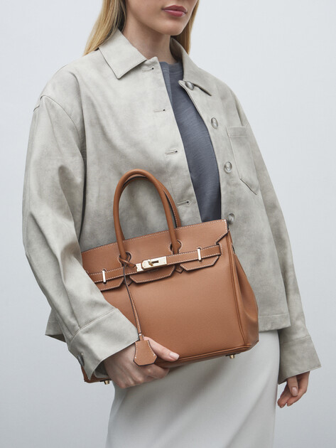 Женский тоут TENDANCE, Артикул MRH23-097M, светло-коричневый | 3882317. Ракурс 7 Женский тоут TENDANCE, Артикул MRH23-097M, светло-коричневый | 3882317. Ракурс 7