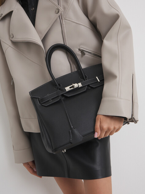 Женский тоут TENDANCE, Артикул MRH23-097M, черный | 3882323. Ракурс 2 Женский тоут TENDANCE, Артикул MRH23-097M, черный | 3882323. Ракурс 2