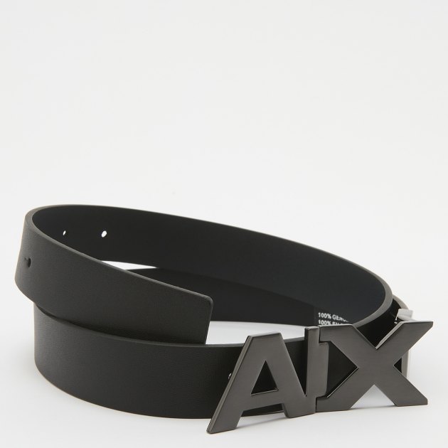 Мужской двусторонний ремень ARMANI EXCHANGE ESSENTIAL, Артикул 951058, черный | 3884498. Ракурс 2 Мужской двусторонний ремень ARMANI EXCHANGE ESSENTIAL, Артикул 951058, черный | 3884498. Ракурс 2