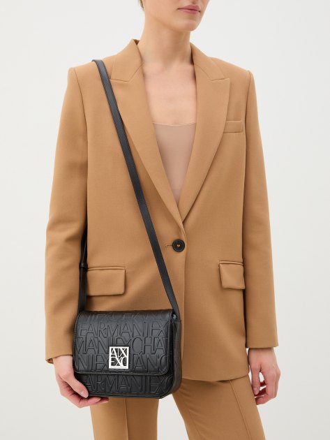 Женская сумка через плечо кросс-боди ARMANI EXCHANGE LIZ, Артикул 942648, черный | 3884645. Ракурс 6 Женская сумка через плечо кросс-боди ARMANI EXCHANGE LIZ, Артикул 942648, черный | 3884645. Ракурс 6