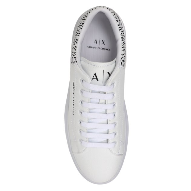 Мужские кеды ARMANI EXCHANGE VENICE, Артикул XUX123, белый | 3884903. Ракурс 2