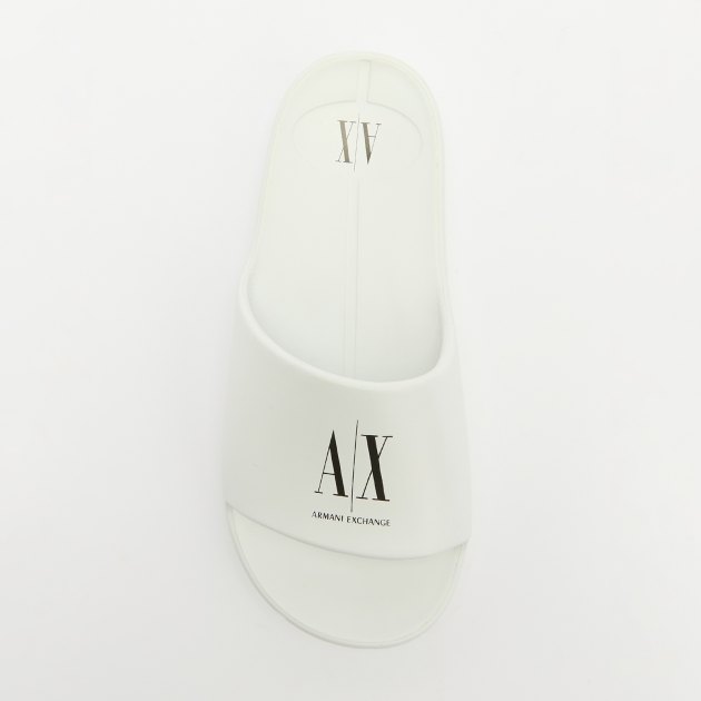 Женские сланцы ARMANI EXCHANGE BUBBLE, Артикул XDP038, белый | 3884929. Ракурс 2 Женские сланцы ARMANI EXCHANGE BUBBLE, Артикул XDP038, белый | 3884929. Ракурс 2