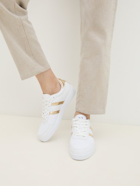 Женские кеды ARMANI EXCHANGE BERLIN, Артикул XDX148, белый | 3884996. Ракурс 2 Женские кеды ARMANI EXCHANGE BERLIN, Артикул XDX148, белый | 3884996. Ракурс 2