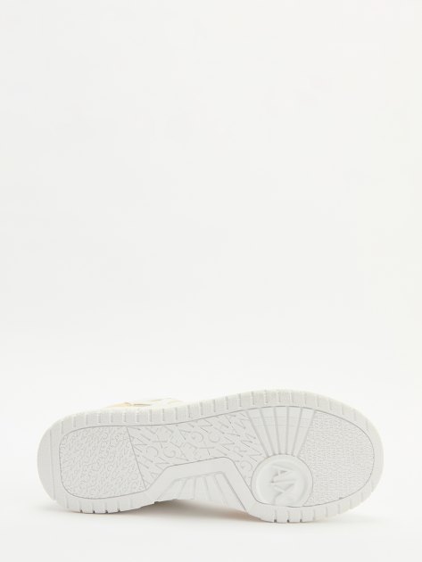 Женские кеды ARMANI EXCHANGE DUCK, Артикул XDX150, белый | 3884997. Ракурс 4 Женские кеды ARMANI EXCHANGE DUCK, Артикул XDX150, белый | 3884997. Ракурс 4