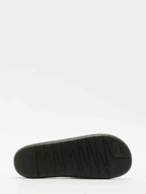 Мужские сланцы ARMANI EXCHANGE BUBBLE, Артикул XUP012, черный | 3885012. Ракурс 4