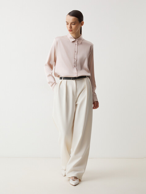 Женская блузка MAISON DAVID, Артикул MLY2319-1, розово-бежевый | 3887542. Ракурс 2