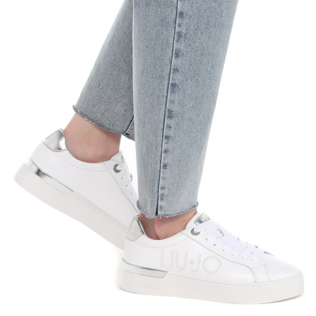 Женские кеды LIU∙JO Silvia, Артикул BA4197, белый | 3887777. Ракурс 4