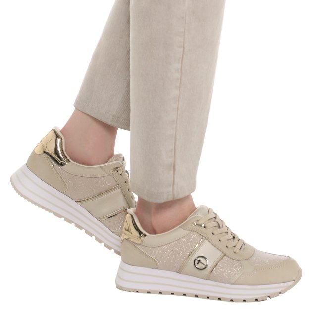 Женские кроссовки TAMARIS DAKI, Артикул 1-1-23727-42, бежевый | 3891464. Ракурс 8