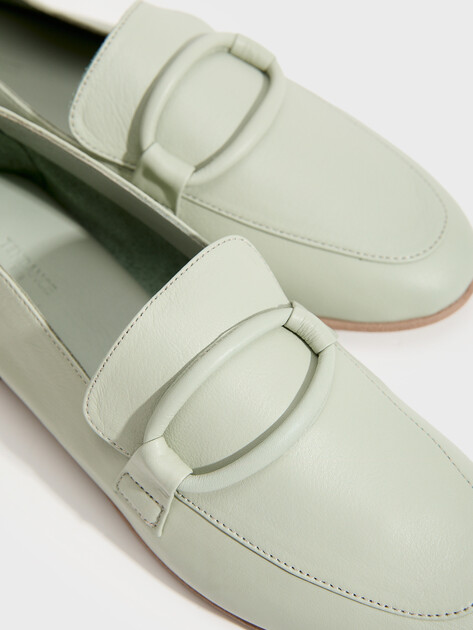 Женские лоферы TENDANCE, Артикул 35-48-705, светло-зеленый | 3891680. Ракурс 3