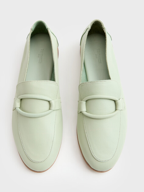 Женские лоферы TENDANCE, Артикул 35-48-705, светло-зеленый | 3891680. Ракурс 4