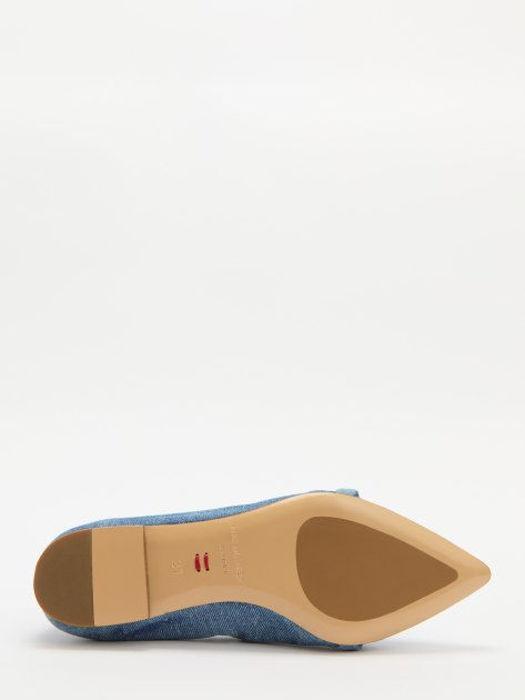 Женские балетки из денима HALMANERA LANA, Артикул LANA 51, синий | 3893672. Ракурс 4