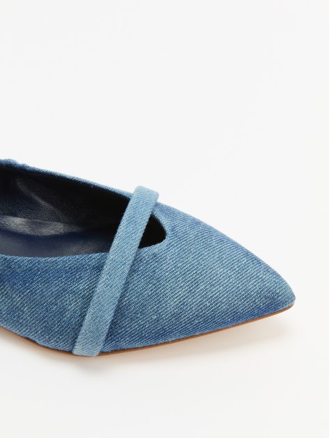Женские балетки из денима HALMANERA LANA, Артикул LANA 51, синий | 3893672. Ракурс 6