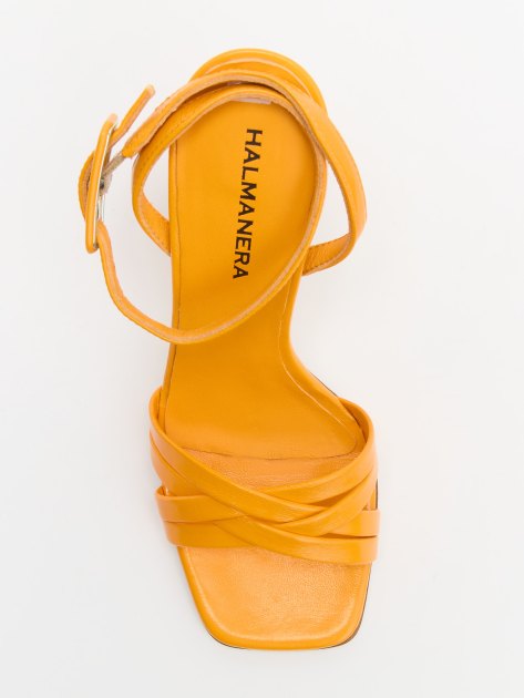 Босоножки HALMANERA TORI, Артикул TORI 39, апельсиновый | 3893735. Ракурс 5