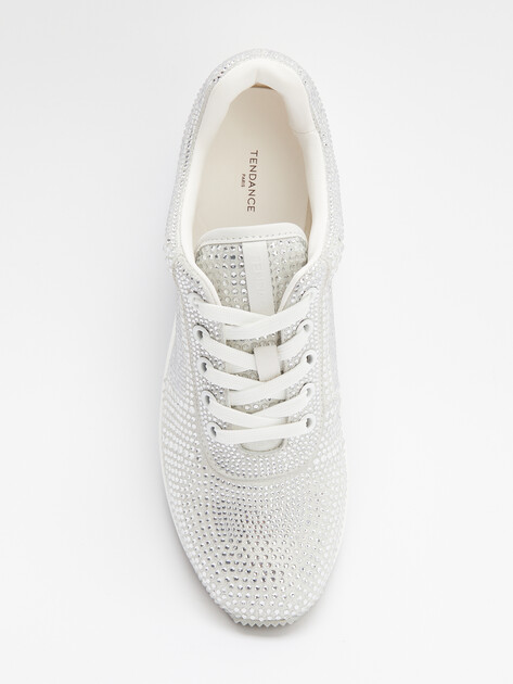 Женские кроссовки на танкетке TENDANCE, Артикул GLC4155-01, серебряный | 3894817. Ракурс 5