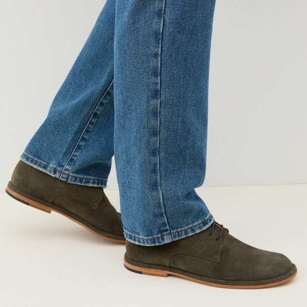 Мужские дерби ERNESTO DOLANI VITTORIO, Артикул 6UVIT02, темно-зеленый | 3901926. Ракурс 4