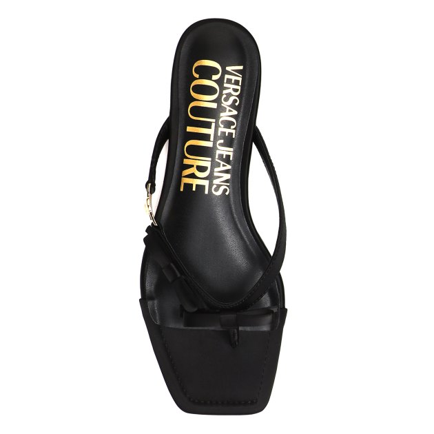 Женские вьетнамки VERSACE JEANS COUTURE MILLIE, Артикул 76VA3S68, черный | 3904371. Ракурс 2