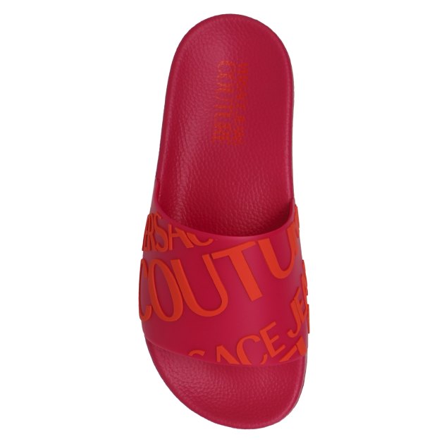 Женские сланцы VERSACE JEANS COUTURE SHELLY, Артикул 76VA3SQ1, розовый | 3904377. Ракурс 2