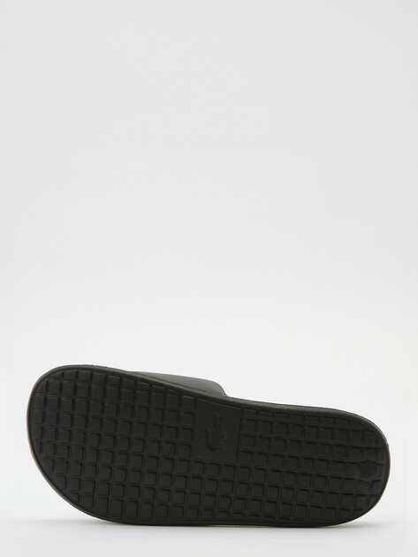 Женские сланцы LACOSTE SERVE SLIDE 1.0 123 1 CFA, Артикул 745CFA0002, черный | 3905429. Ракурс 3