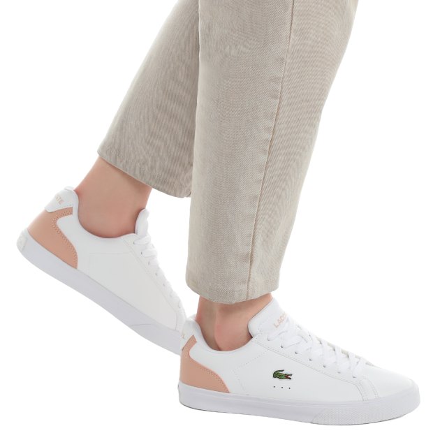 Lacoste lerond white discount