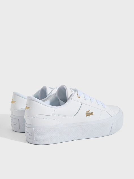 Женские кеды LACOSTE ZIANE PLATFORM 124 2 CFA, Артикул 747CFA0005, белый | 3905467. Ракурс 6
