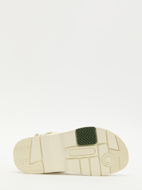 Женские сандалии LACOSTE SURUGA PRM 124 1 CFA, Артикул 747CFA0015, белый | 3905471. Ракурс 4 Женские сандалии LACOSTE SURUGA PRM 124 1 CFA, Артикул 747CFA0015, белый | 3905471. Ракурс 4