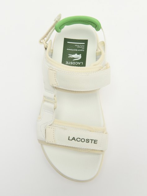 Женские сандалии LACOSTE SURUGA PRM 124 1 CFA, Артикул 747CFA0015, белый | 3905471. Ракурс 5 Женские сандалии LACOSTE SURUGA PRM 124 1 CFA, Артикул 747CFA0015, белый | 3905471. Ракурс 5